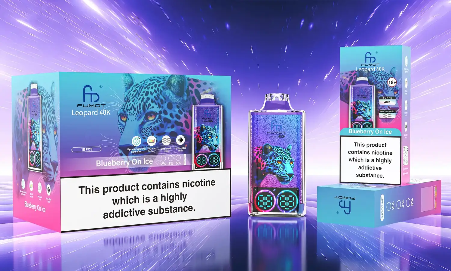 Fumot Vape 40000 Puffs - Zijaanzicht